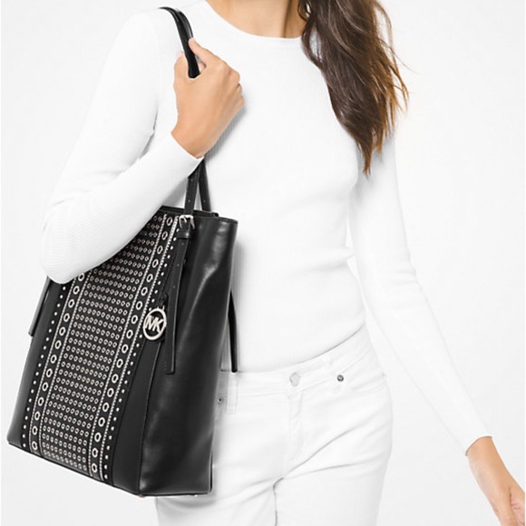 Michael Kors Megan Grommet Tote - Picture 9 of 10